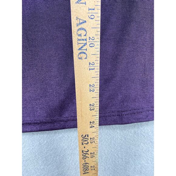 NWT COLDWATER CREEK Sweater 3X Purple Sleeveless Slinky Fabric Cami‎ Round Neck - Picture 4 of 10
